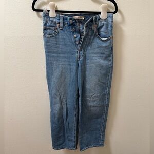 Levi's High Rise Denim Jeans in Blue - Size 24